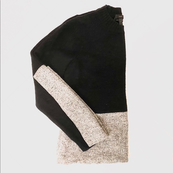 J. Crew Sweaters - J.Crew Boxy Cashmere and Wool Colorblock Sweater